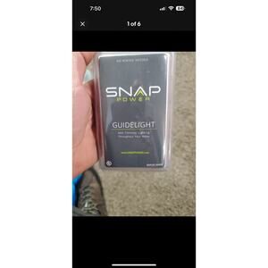 **SNAP POWER GUIDELIGHT NEW IN PACKAGE OUTLET WALL PLATE GUIDE LIGHT DUPLEX**